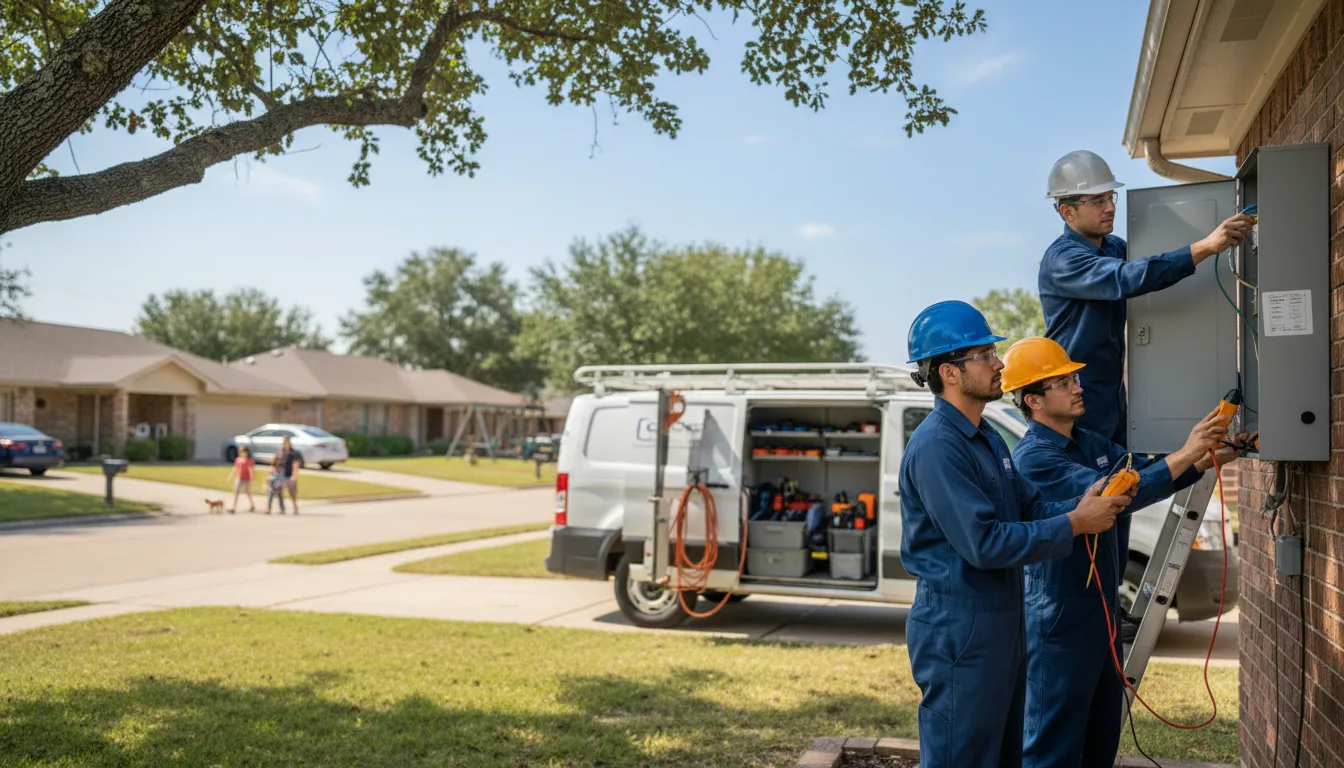 Certified electrician providing emergency electrical services in Kents Hill, ME